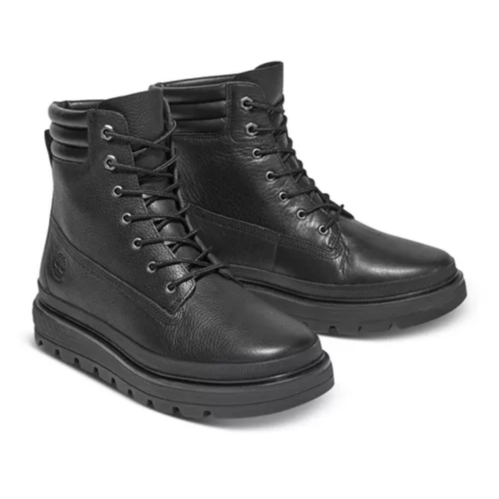 Timberland Women’s Ray City Waterproof Black Leather Boots